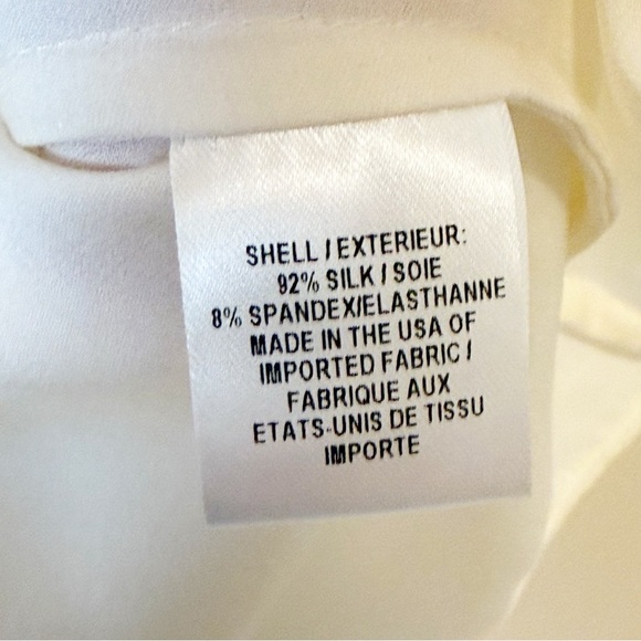 Milly Silk Butterfly Sleeve V Neck Blouse size 4 - Picture 6 of 9